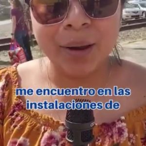 Estela estuvo en el Mercadito de Poder Emma