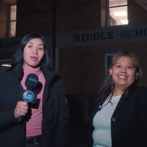 Andrea y Mariela estuvieron en la tarde de talentos de East McDowell Middle School!